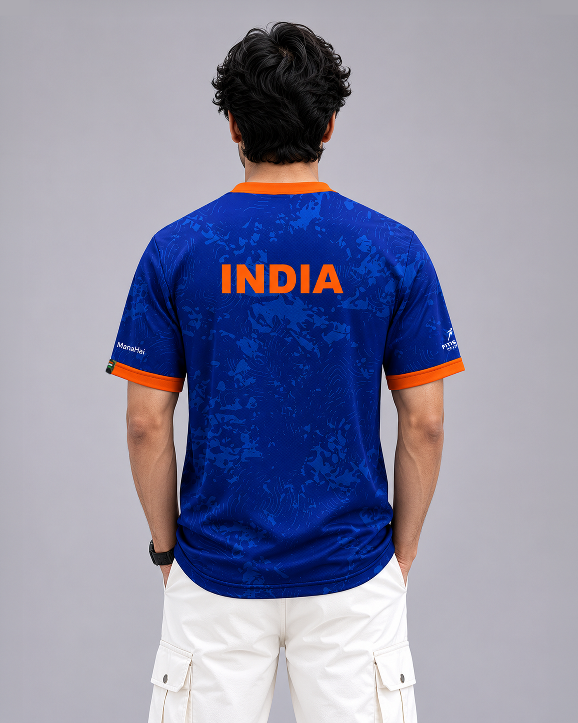 Tricolor blue & foldable Cap Combo