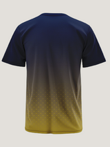 Patriotic Soldier Print Navy Yellow Dri Fit T-Shirt