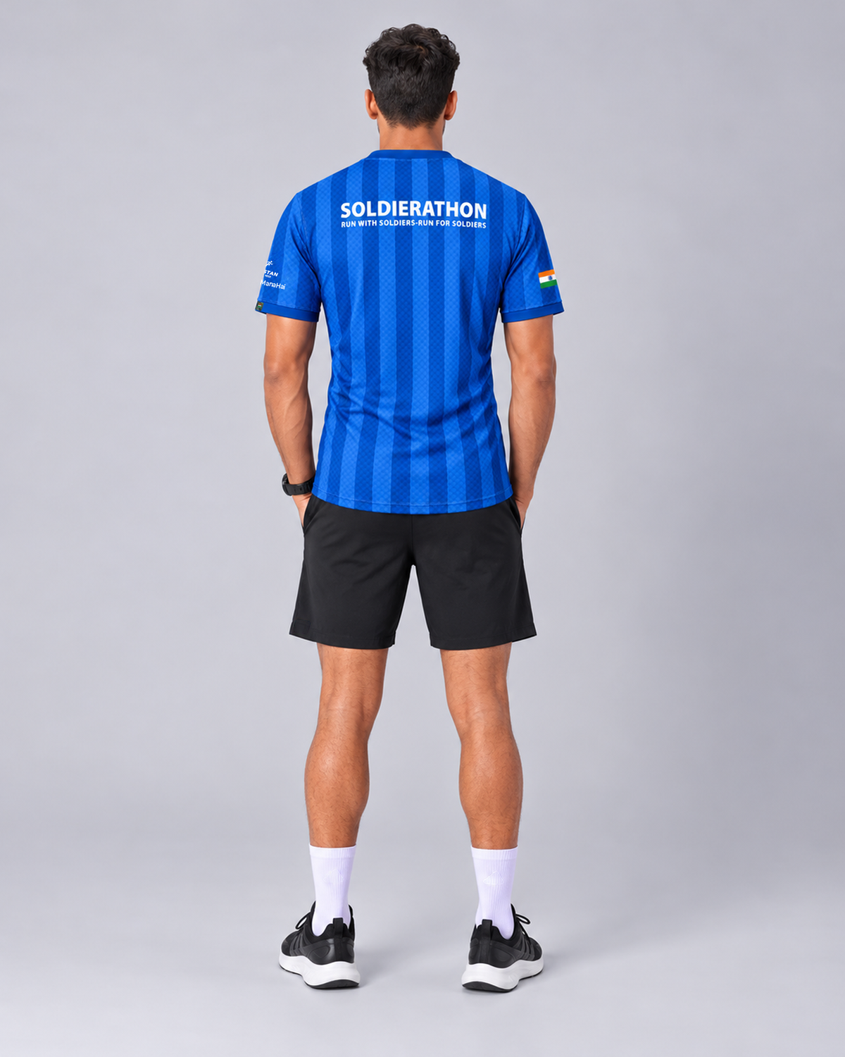 Blue India Soldierathon High Performance T-shirt
