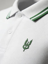White Balidaan Embroidered T-Shirt | 240 GSM Cotton Regular Fit Tee