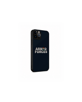 Armed Forces India Tricolour iPhone Case | MagSafe Compatible Navy Blue Cover