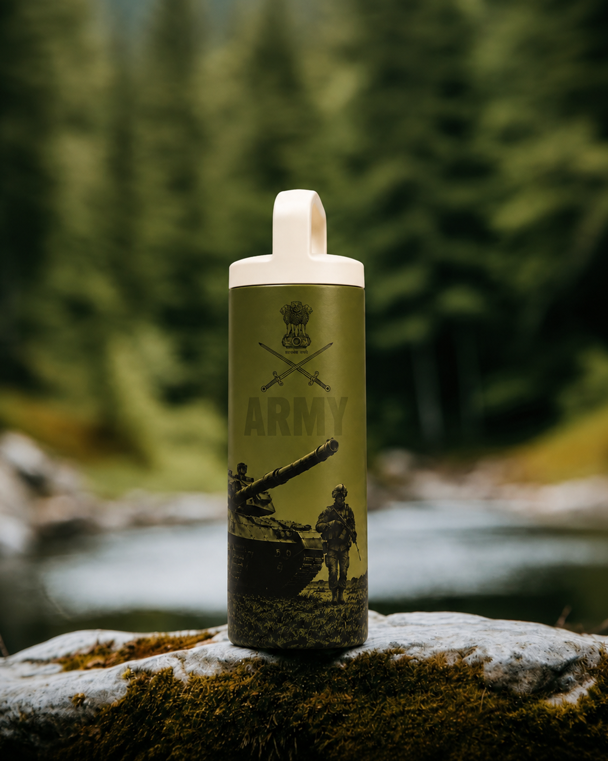 Insulated Army Water Bottle