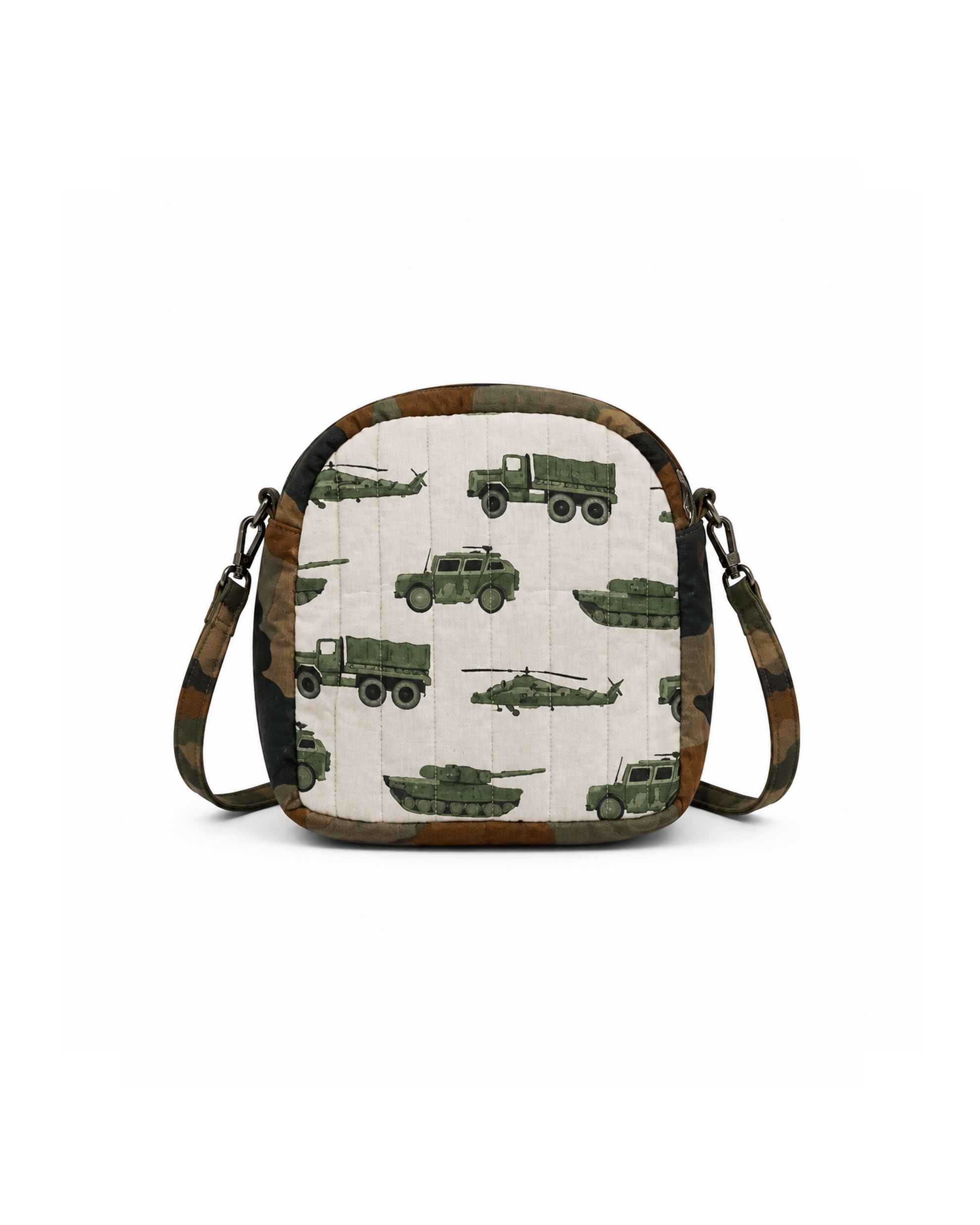 Army Print Recycled Crossbody Bag