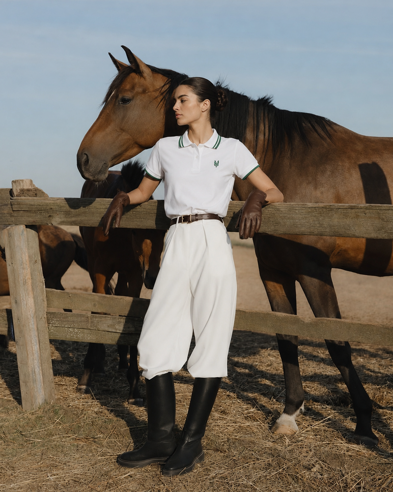 White Balidaan Embroidered T-Shirt | 240 GSM Cotton Regular Fit Tee
