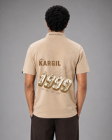 Kargil Beige Half-Zip Performance T-Shirt