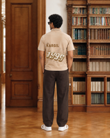 Kargil Beige Half-Zip Performance T-Shirt