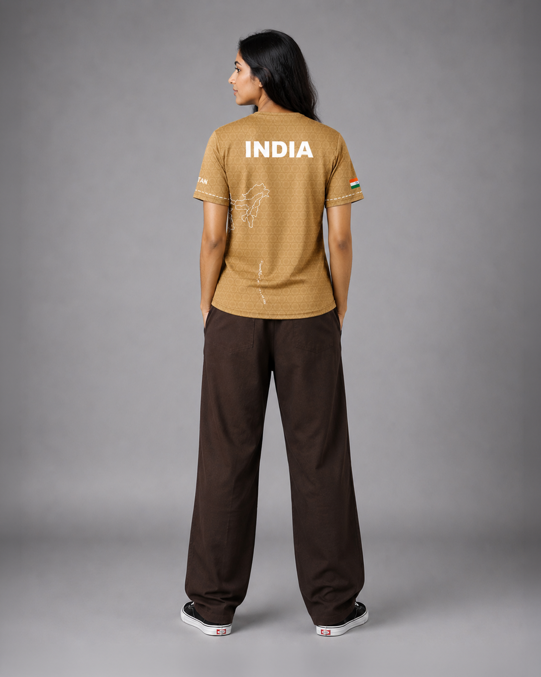 India Map Patriotic Soldierathon Dri Fit T-Shirt