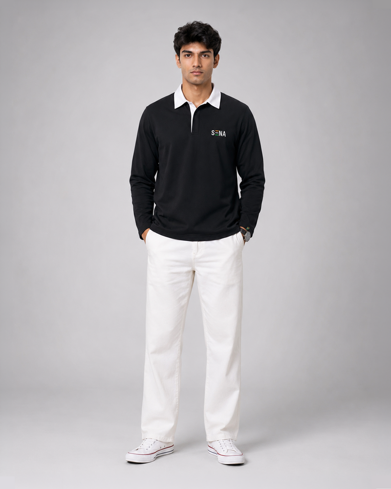 Father's Day Combo | Premium Polo T-Shirt + Tactical Crossbody Bag + Black Cotton Cap