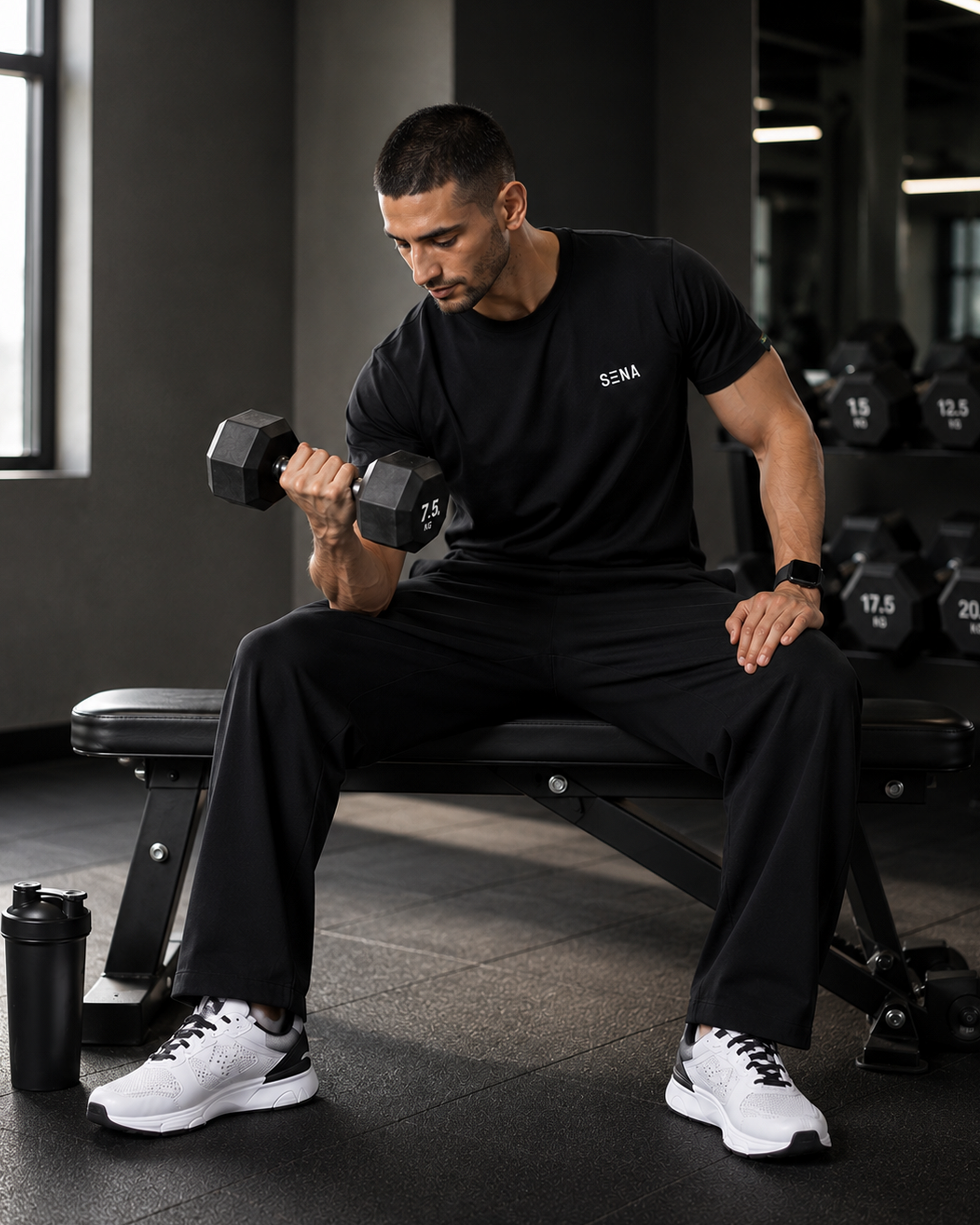 Plain Black Dri-Fit T-shirt