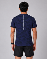 Blue Camo Reflective High Performance T-shirt