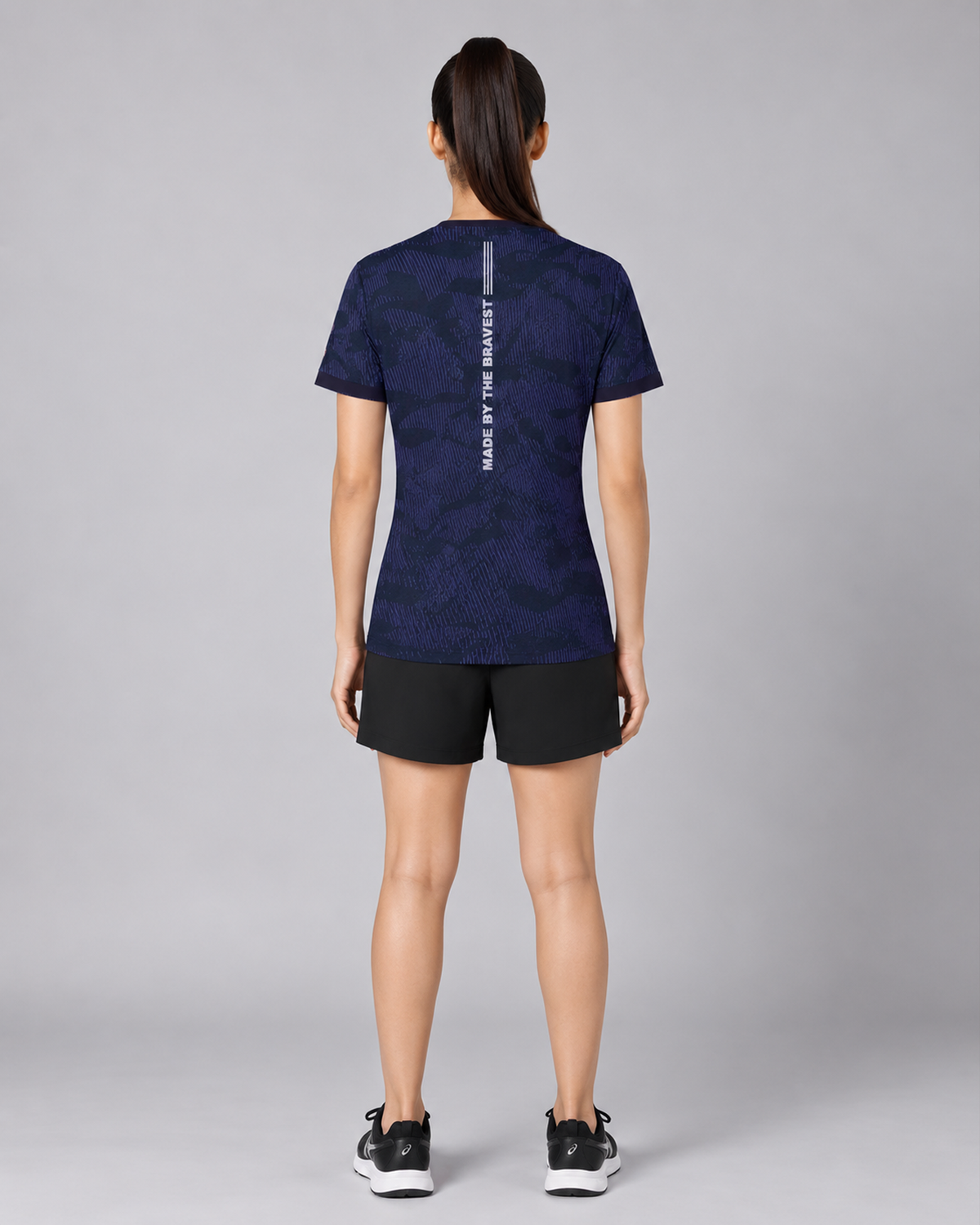Blue Camo Reflective High Performance T-shirt