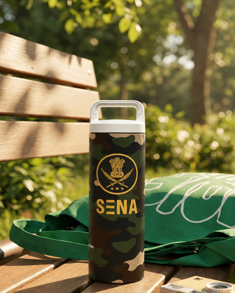 Insulated Camouflage Water Bottle