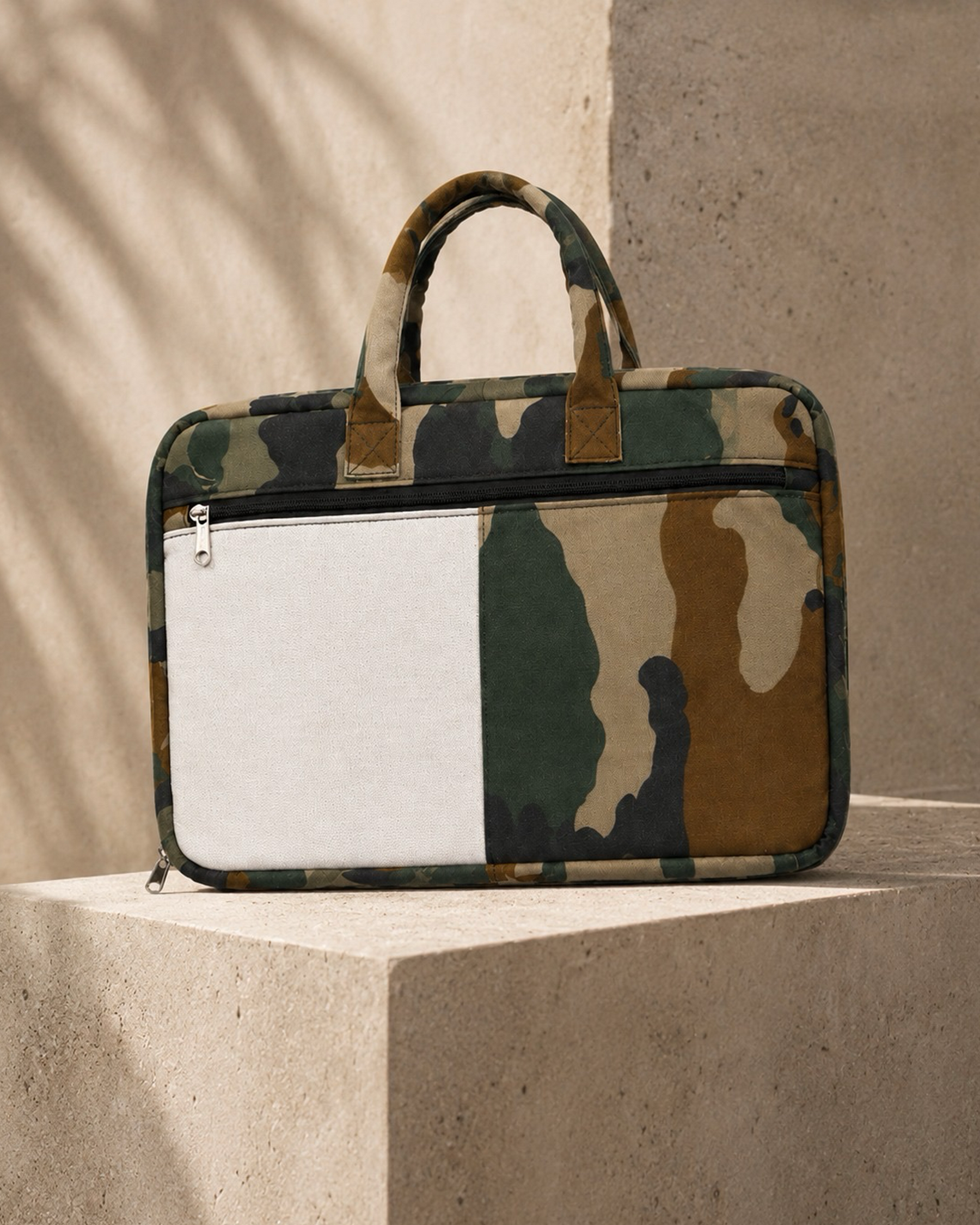 White Combat Laptop Sleeve