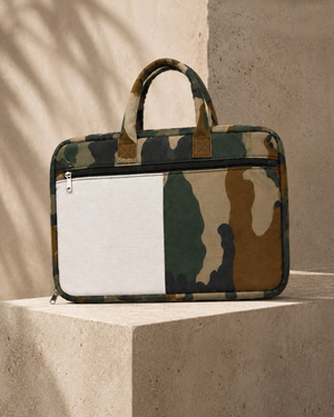 White Combat Laptop Sleeve