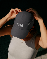 SENA Dark Grey Dri-Fit Cap | Premium NS Fabric | Activewear Hat