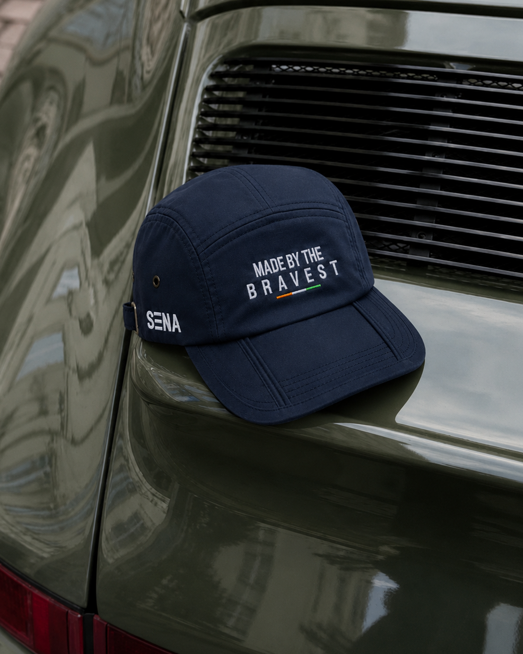 Tricolor blue & foldable Cap Combo
