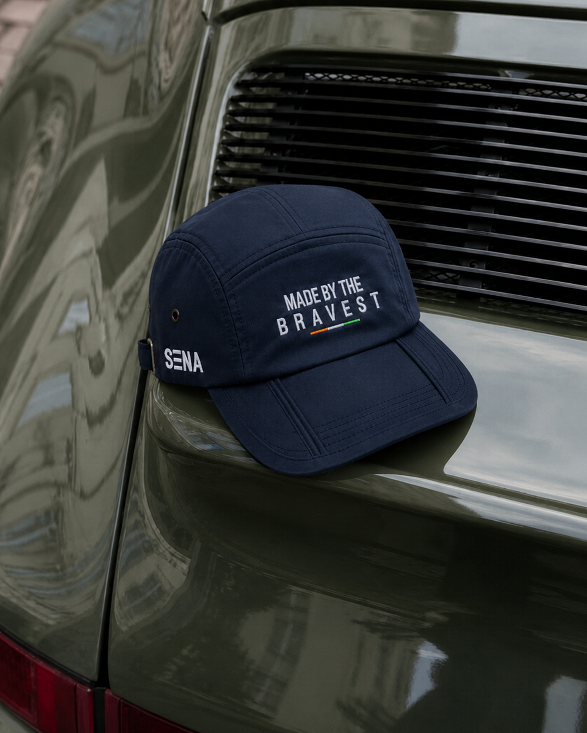 Tricolor blue & foldable Cap Combo