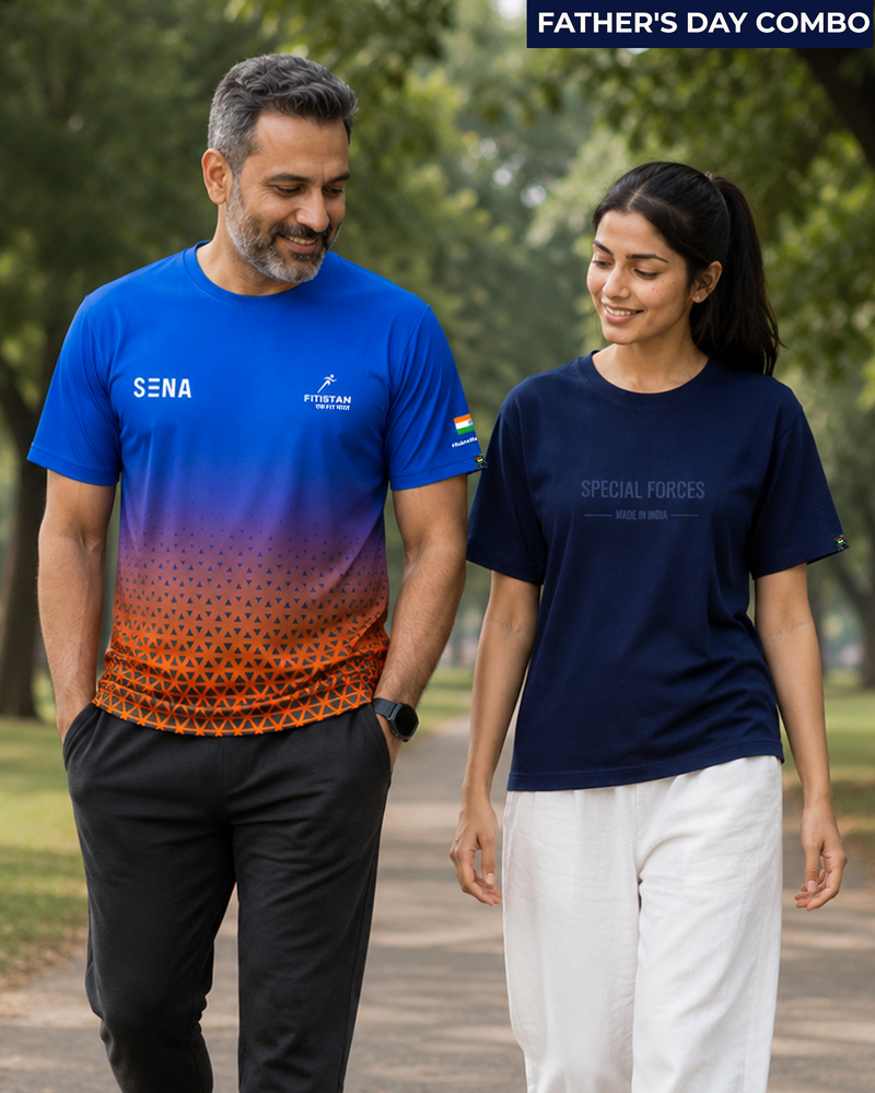 The Guardian Bundle | Hyderabad Athleisure Dri-Fit T-Shirt + Special Forces Cotton T-Shirt