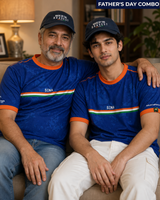 Tricolor blue & foldable Cap Combo