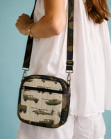 Army Print Recycled Crossbody Bag