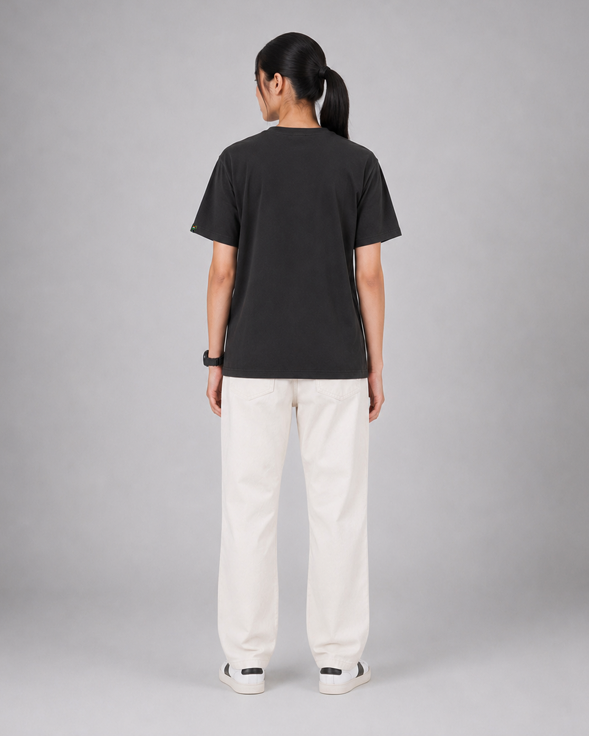Strength Grit Determination T-Shirt | 220 GSM Cotton Sinker | Dark Grey Relaxed Fit Tee