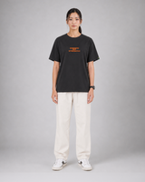 SENA Valor Cotton T-Shirt DTF Print | 220 GSM Cotton Sinker | Dark Grey Relaxed Fit Tee (Copy)