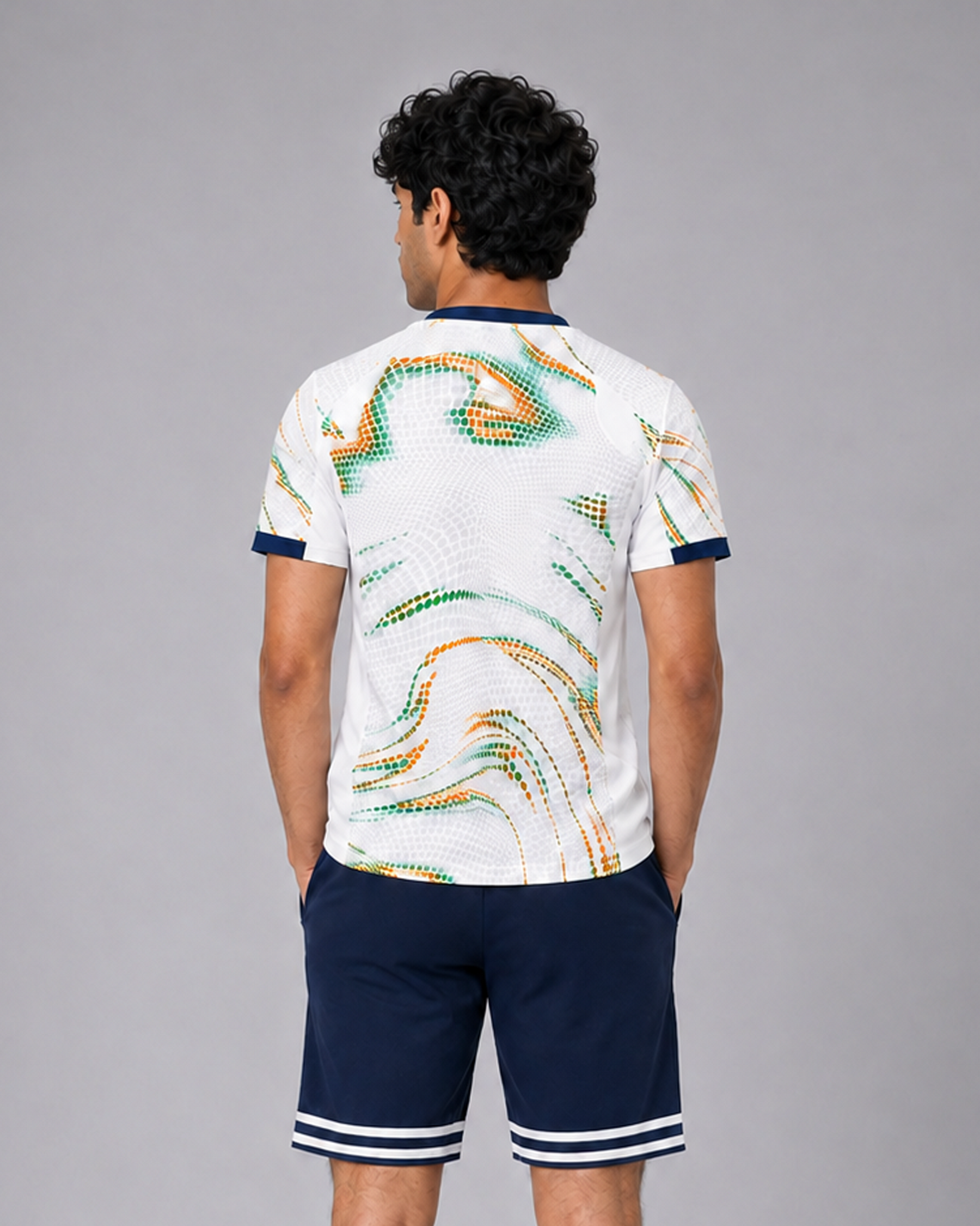 SENA Tricolour Patterned Performance T-Shirt