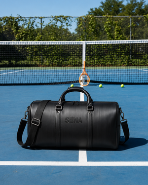 SENA Premium Leather Duffle Bag | Travel & Gym Gear | Weekend Cabin Bag