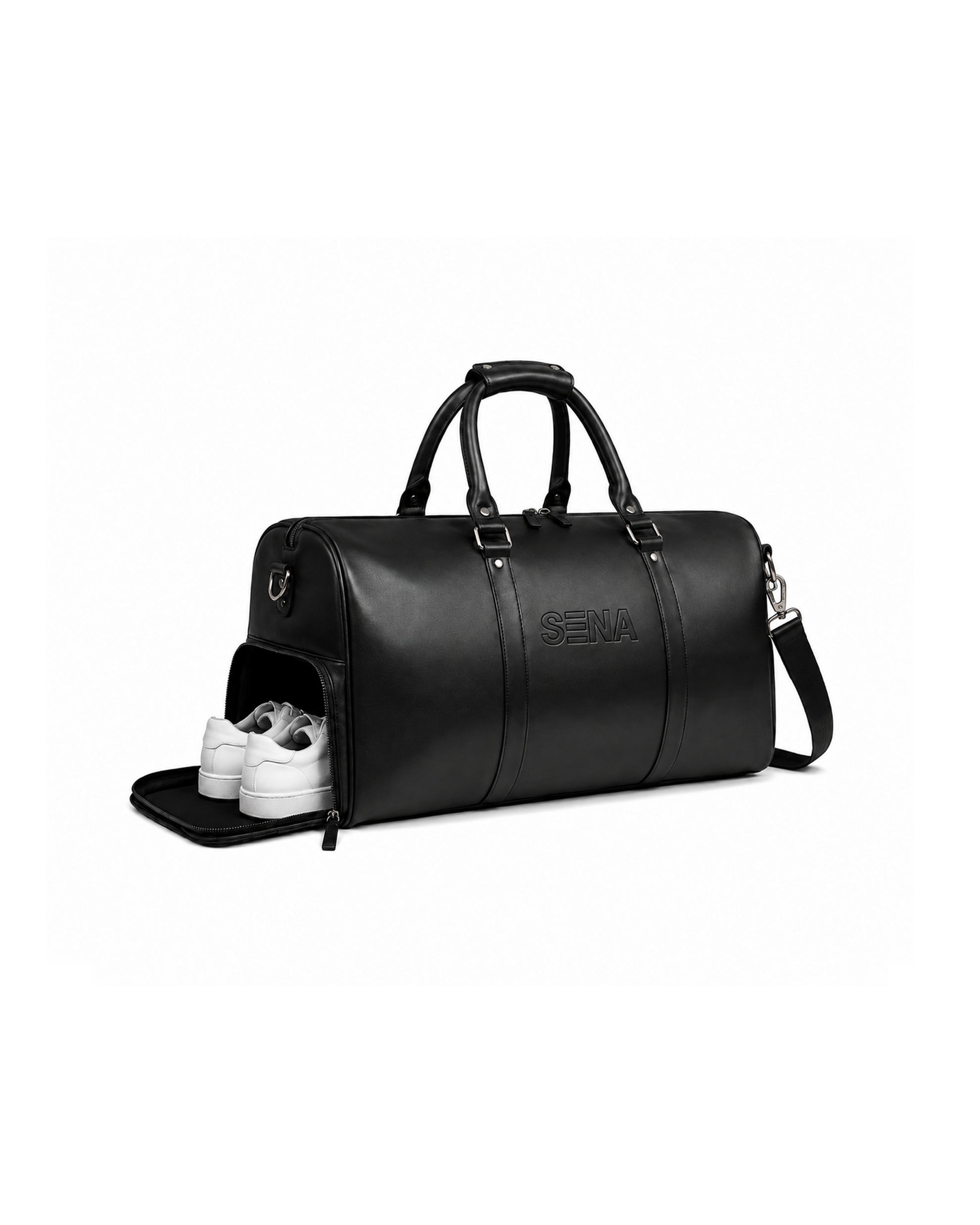 SENA Premium Leather Duffle Bag | Travel & Gym Gear | Weekend Cabin Bag