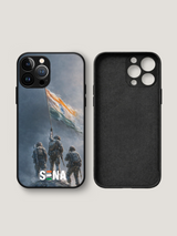 Indian Flag Soldier iPhone Case | MagSafe Compatible Patriotic Cover