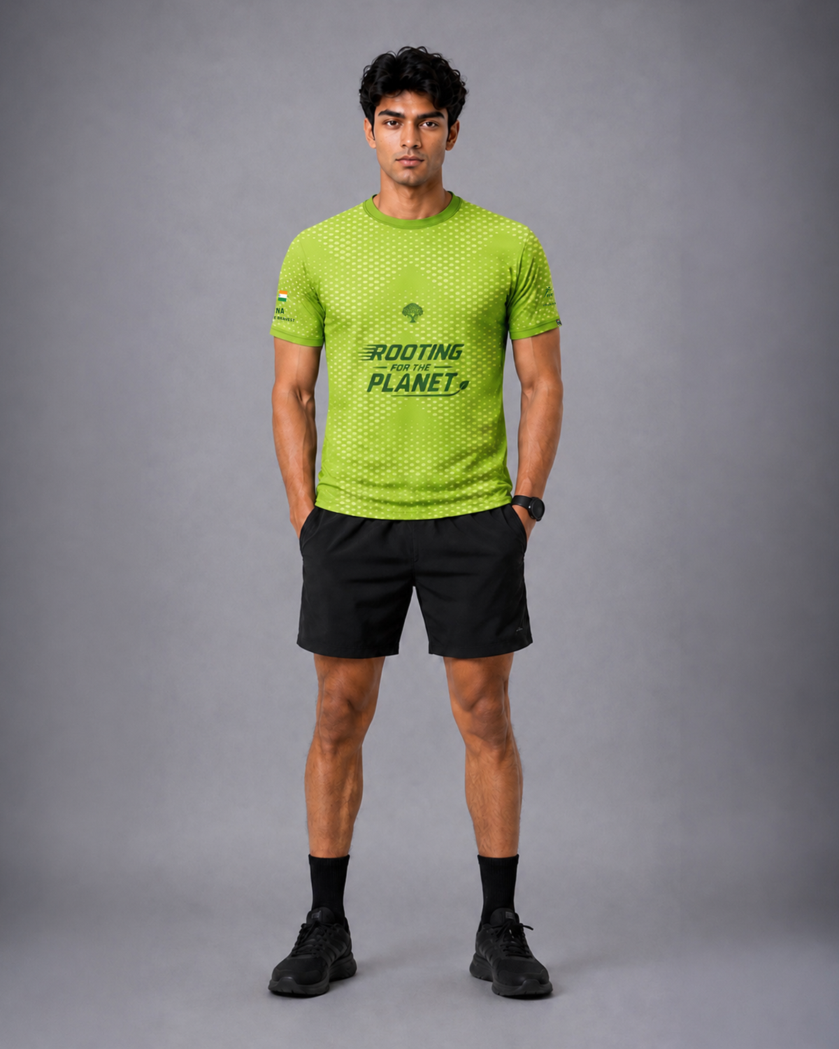 Green Miles Dri-Fit Running T-Shirt
