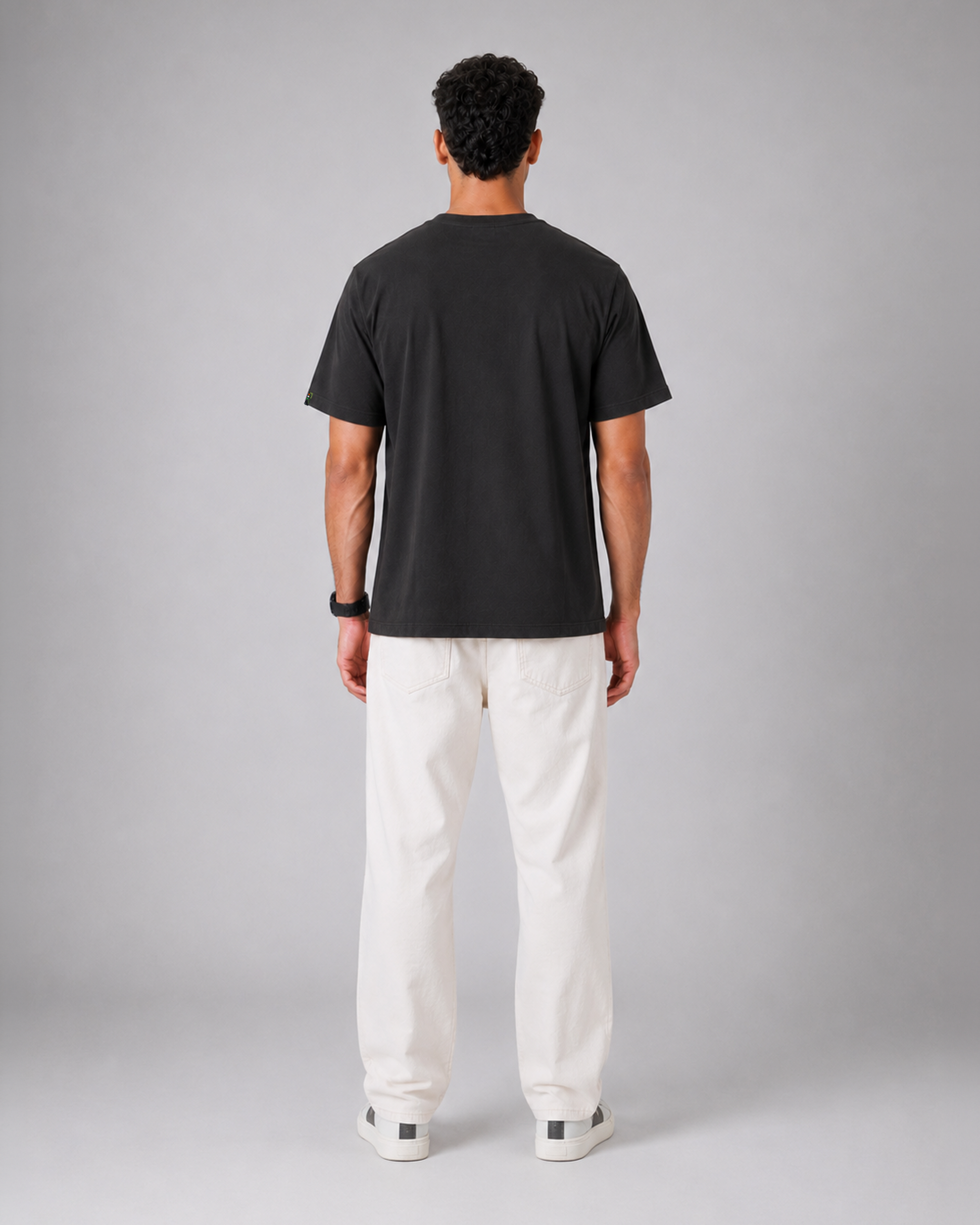 Strength Grit Determination T-Shirt | 220 GSM Cotton Sinker | Dark Grey Relaxed Fit Tee