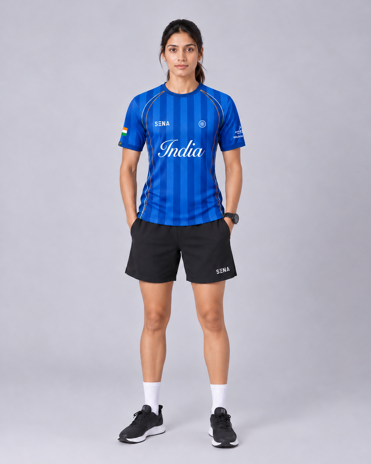 Blue India Soldierathon High Performance T-shirt