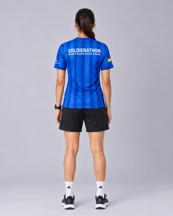 Blue India Soldierathon High Performance T-shirt