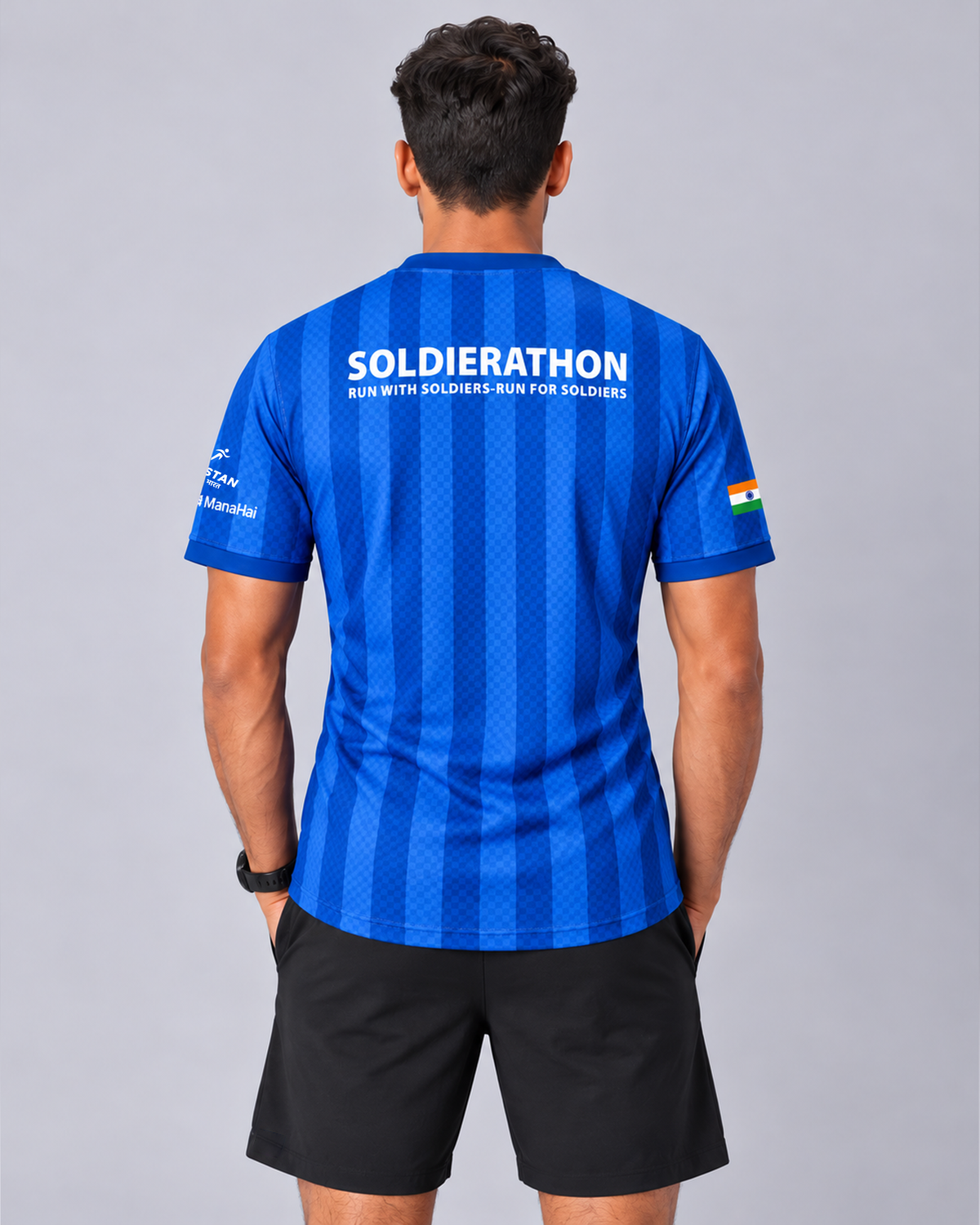 Blue India Soldierathon High Performance T-shirt