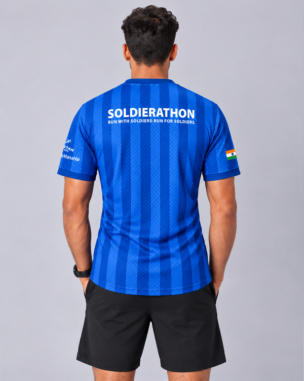 Blue India Soldierathon High Performance T-shirt