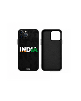 India Tricolour iPhone Case | MagSafe Compatible Black Camo Cover