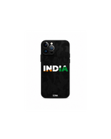 India Tricolour iPhone Case | MagSafe Compatible Black Camo Cover