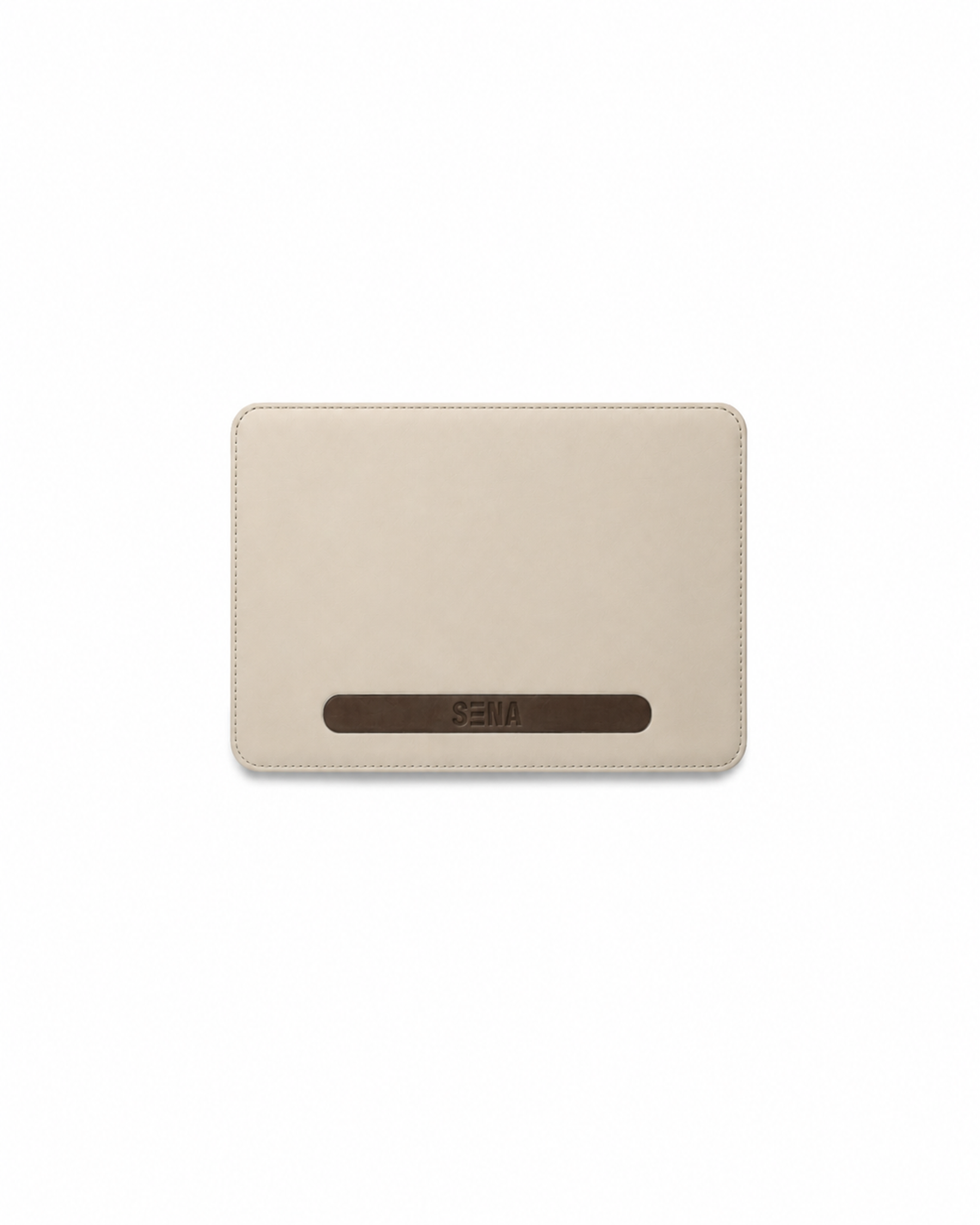 SENA Faux Leather Laptop Sleeve Brown