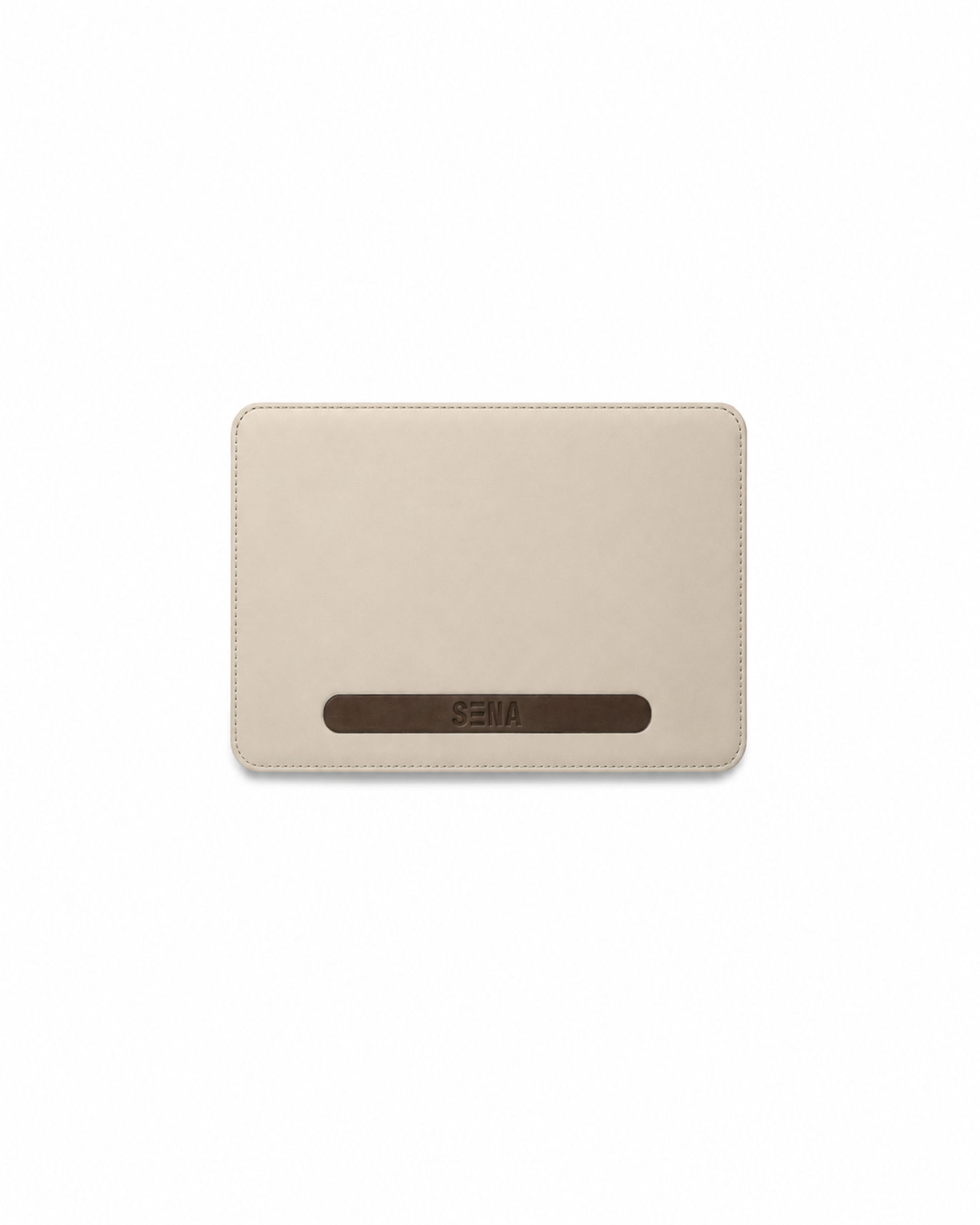 SENA Faux Leather Laptop Sleeve Brown