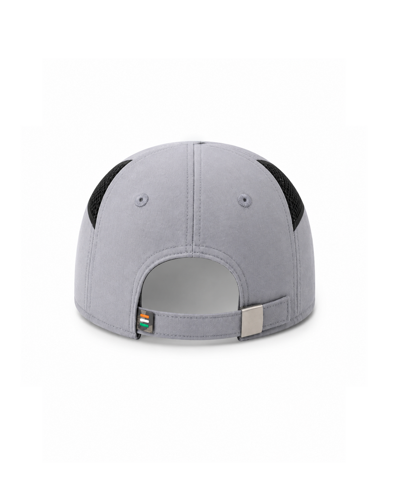 SENA Light Grey Dri-Fit Cap | Premium NS Fabric | Activewear Hat
