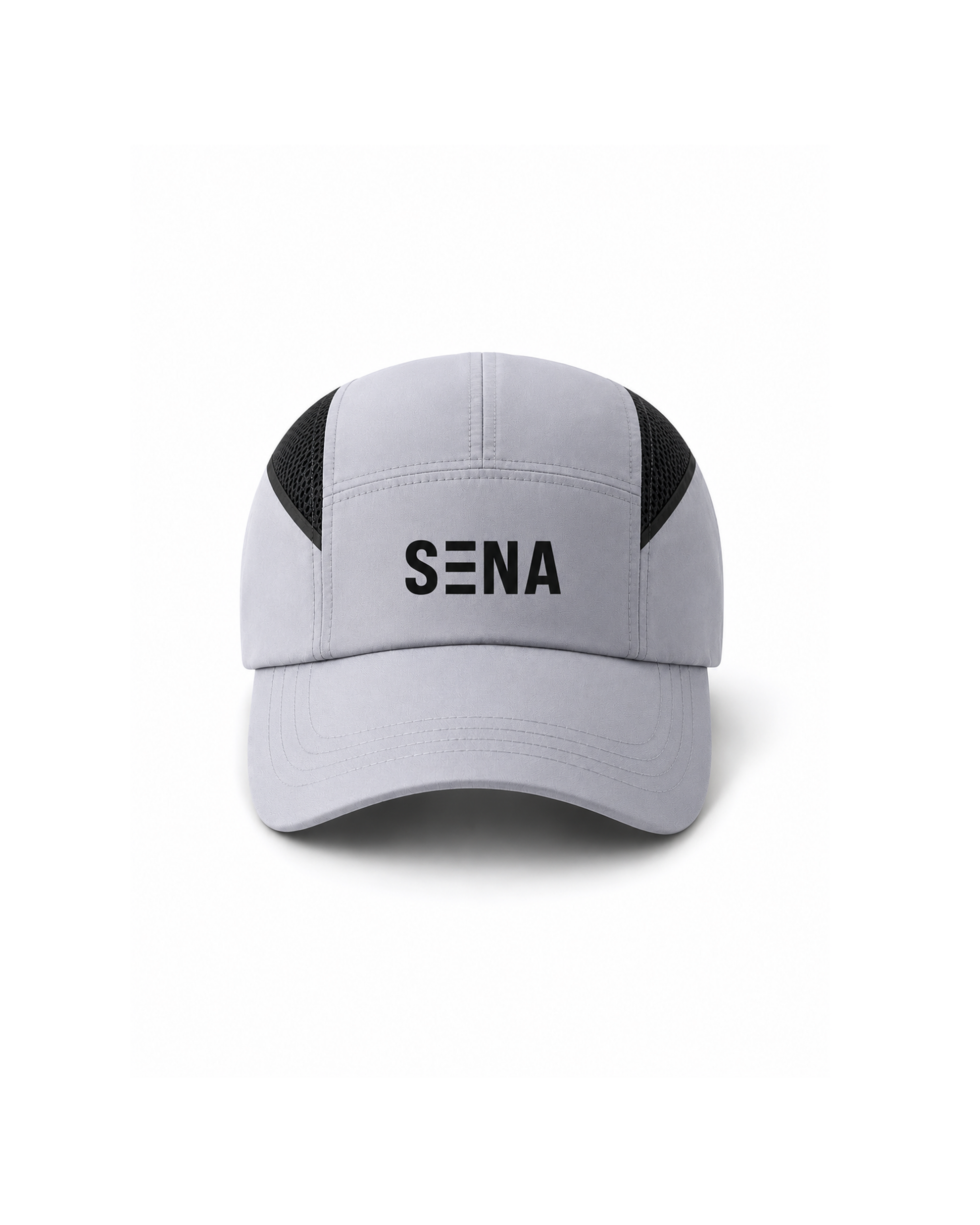 SENA Light Grey Dri-Fit Cap | Premium NS Fabric | Activewear Hat
