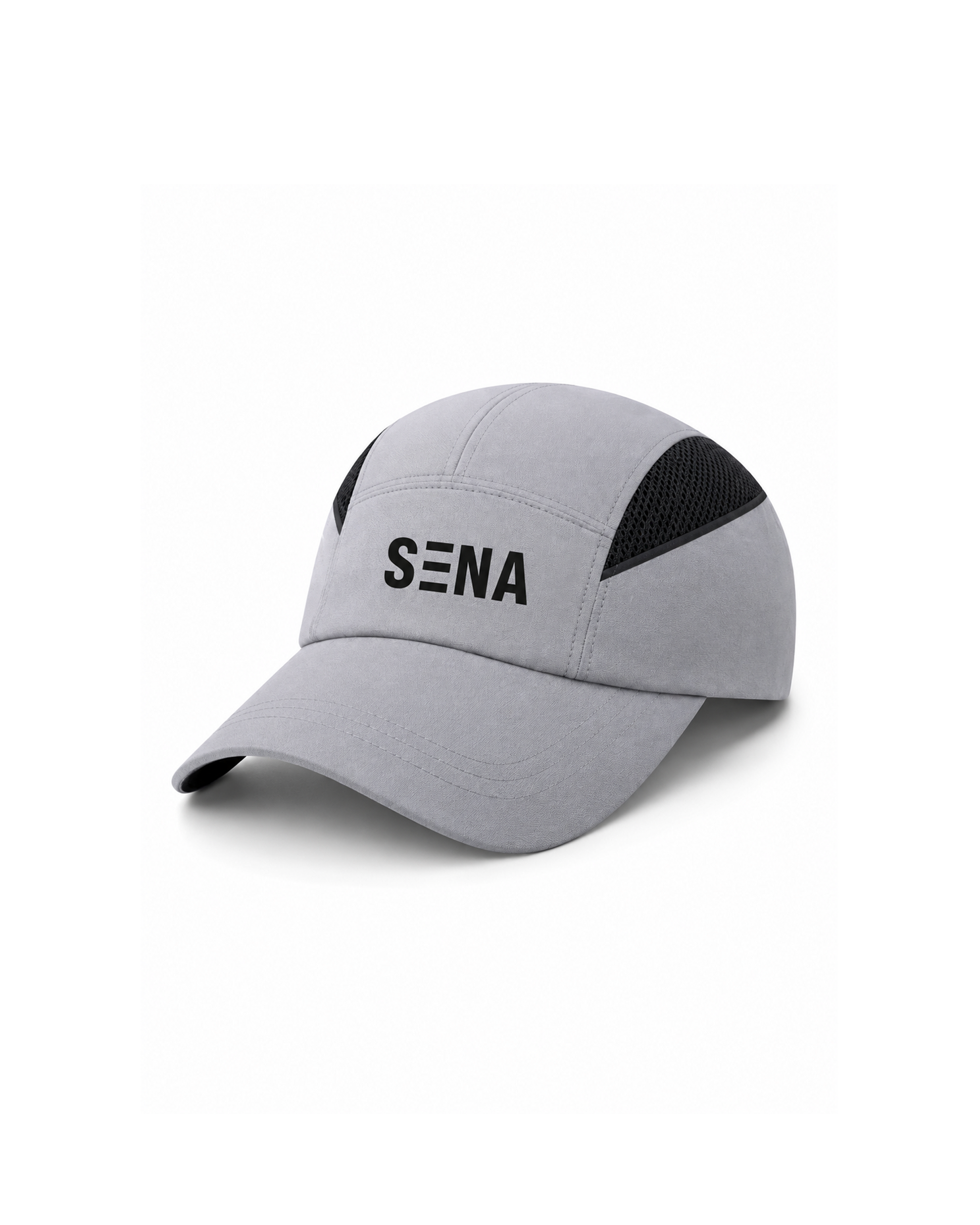 SENA Light Grey Dri-Fit Cap | Premium NS Fabric | Activewear Hat