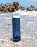 Insulated Navy Water Bottle
