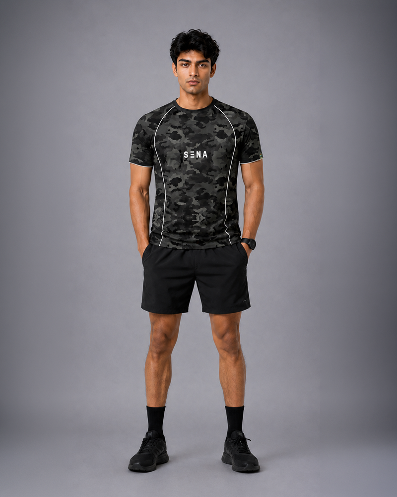 Dark Green Camo Dri-Fit T-Shirt
