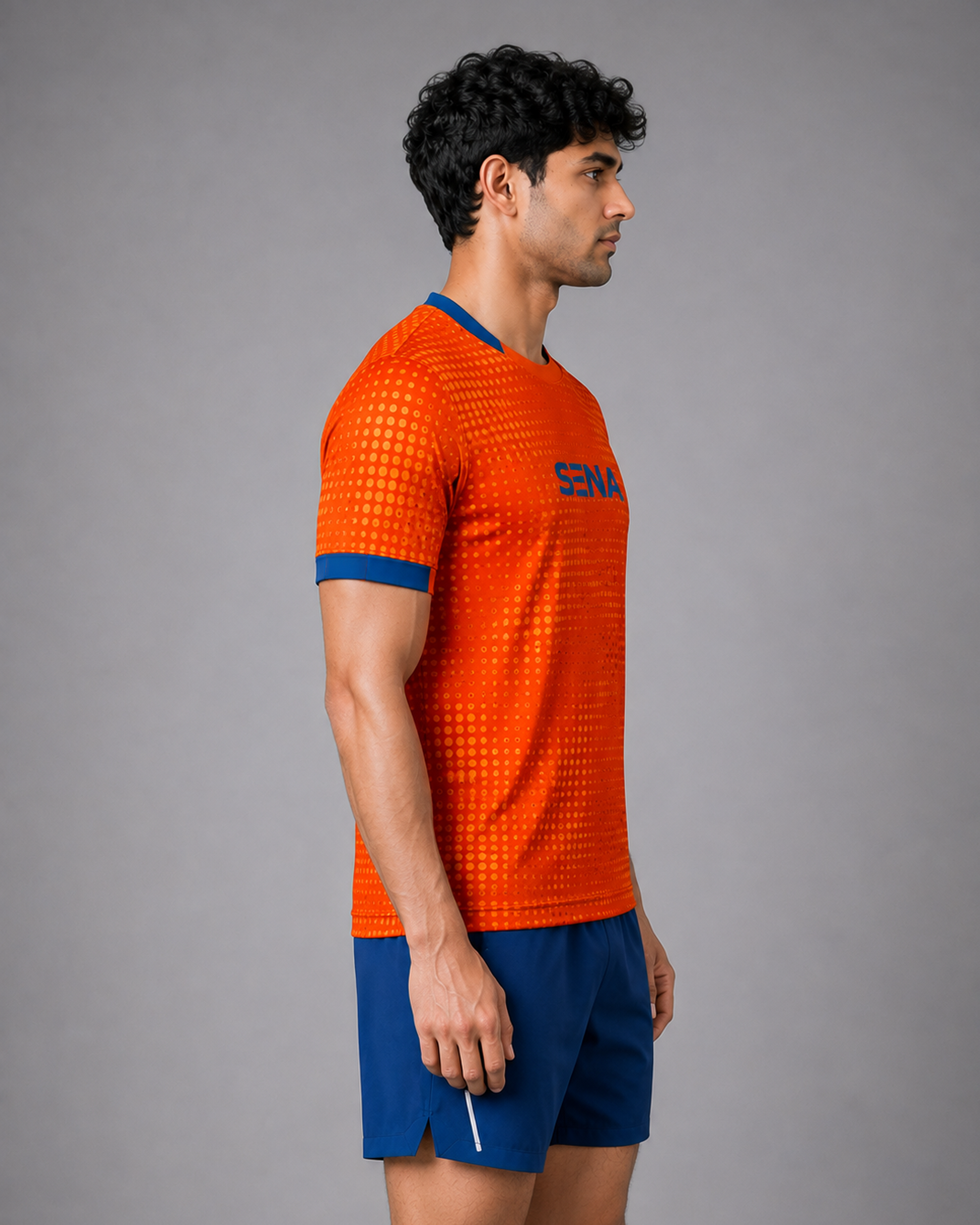 SENA Orange Camouflage High Performance T-Shirt