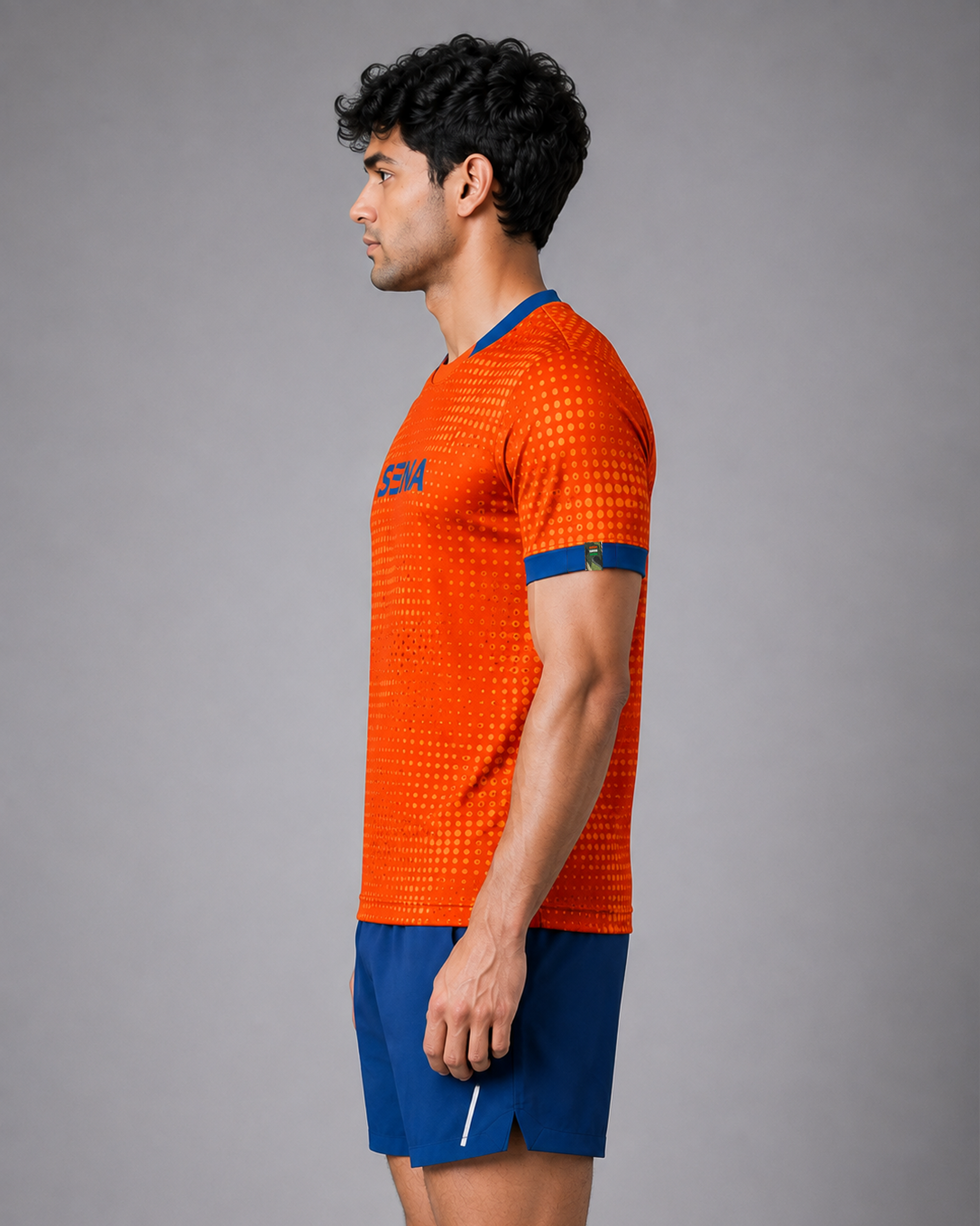 SENA Orange Camouflage High Performance T-Shirt