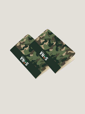 Camouflage A5 Planner Pack of 2 | 120 GSM Paper Notebook Combo | 64-Page Set