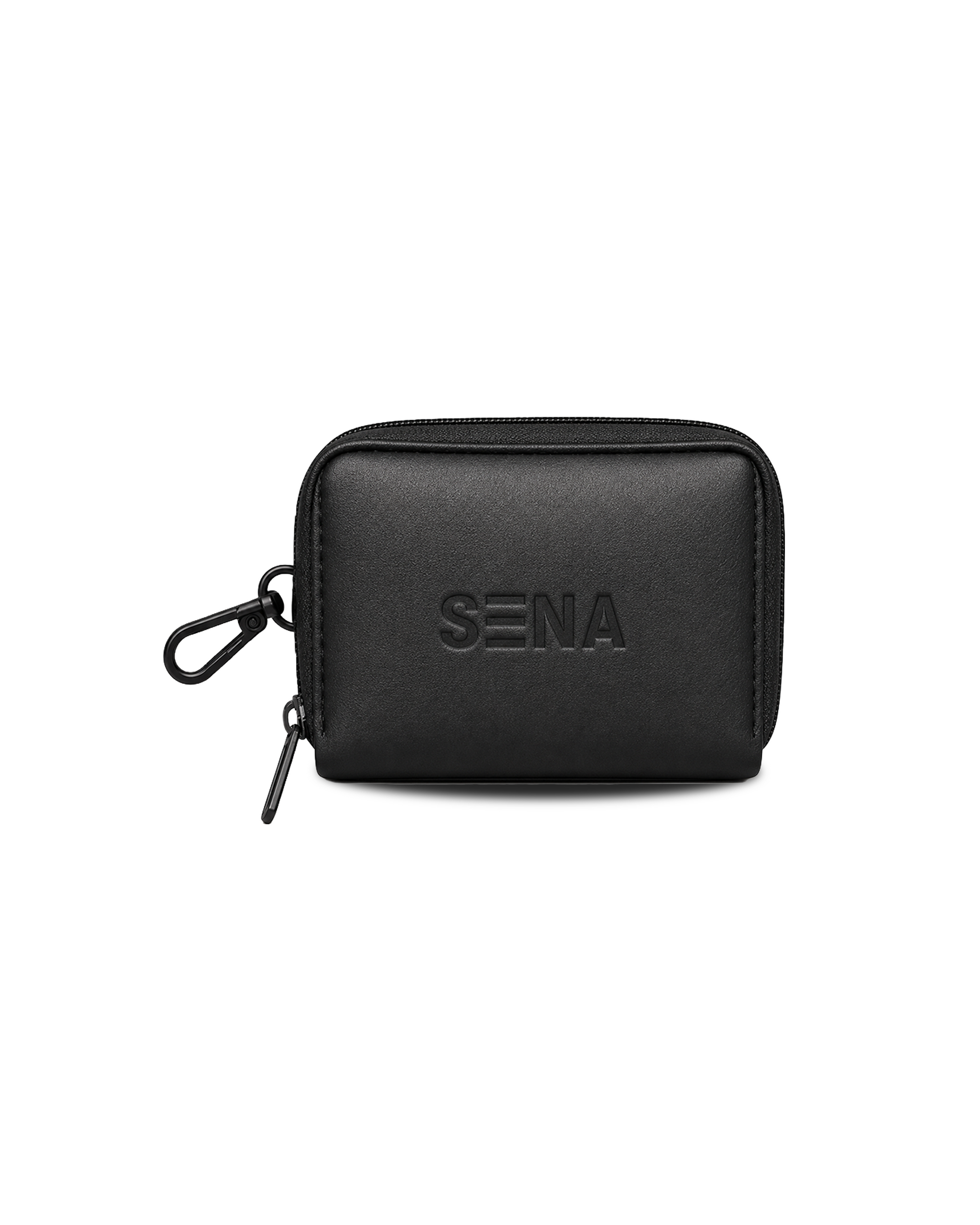 Black Leather Utility Pouch