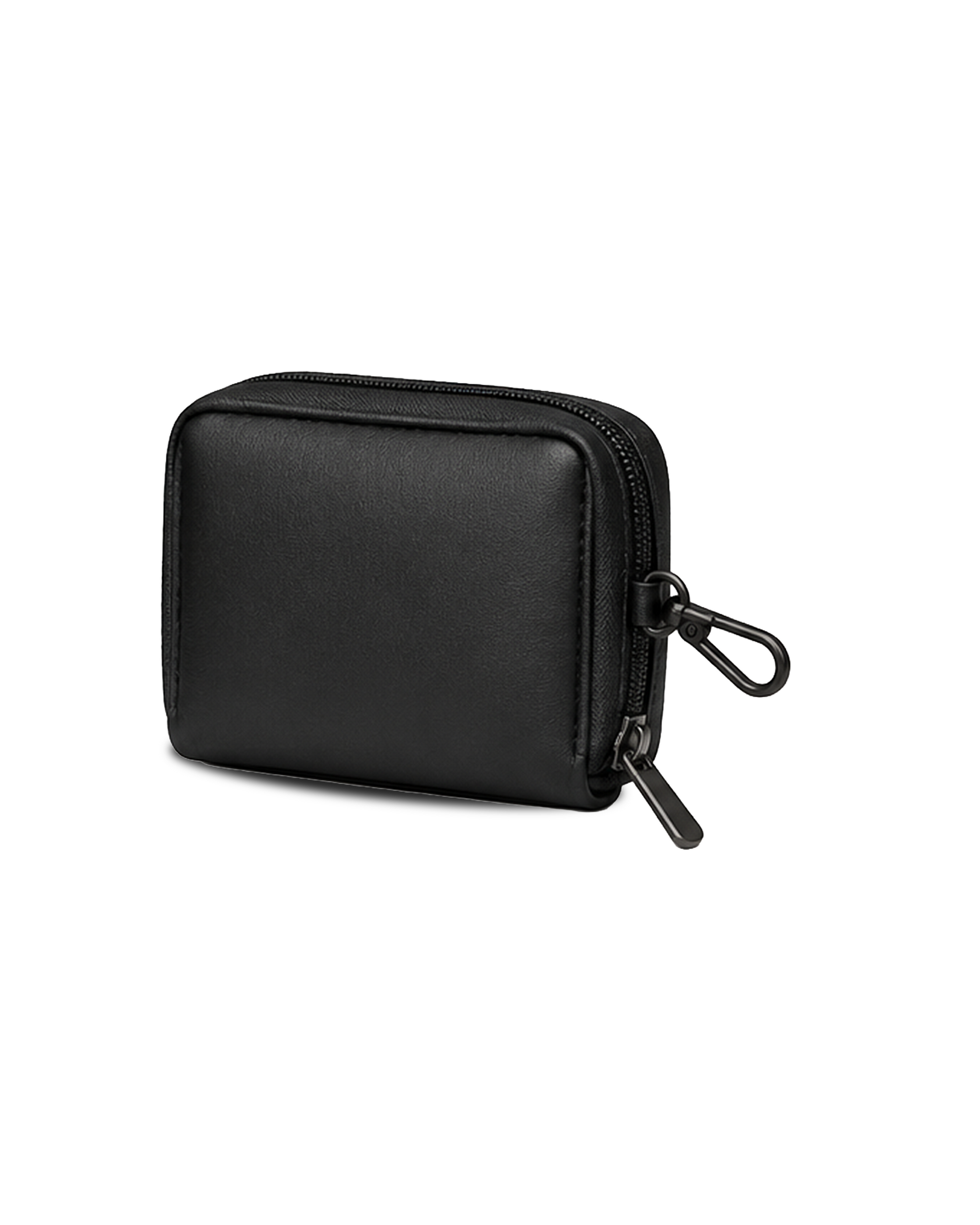 Black Leather Utility Pouch